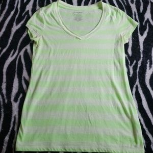 Bright lime green short sleeve shirt